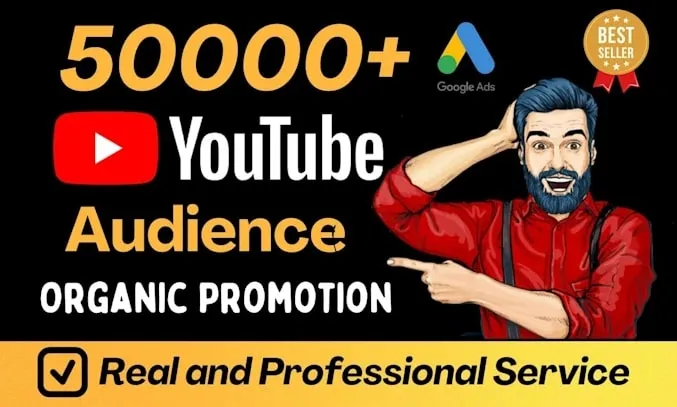 I will promote your youtube video with google ads for organic views and growth