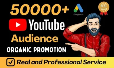 I will promote your youtube video with google ads for organic views and growth